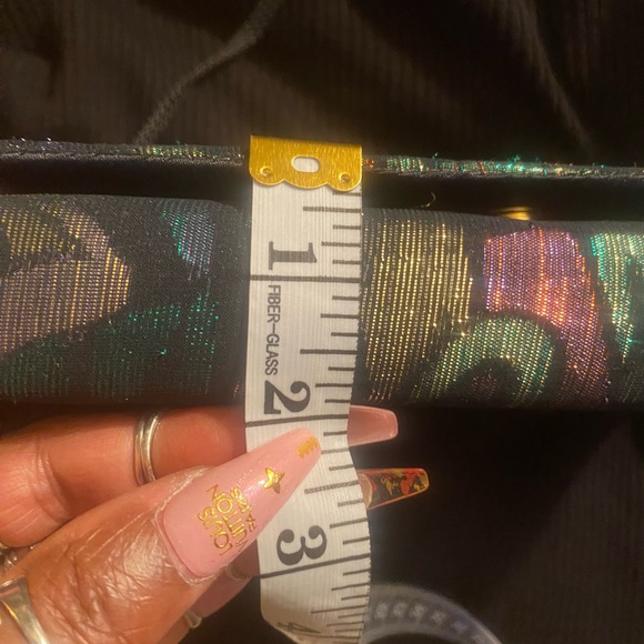 Vintage La Regale metallic abstract pattern evening bag - Picture 12 of 12